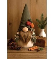 İskandinav Şans Cücesi-Ev ofis bebek odası dekoru hediyelik-Velvet Boy 1 - 35 cm