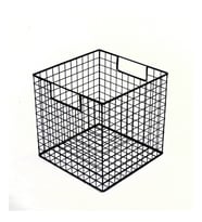 Metal Kafes Tel Dekoratif Grid Kare Sepet WD104