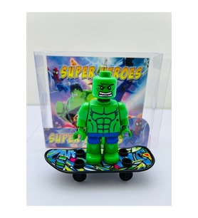 Kaykaylı Hulk Lego Karakteri Tekli Figür Set
