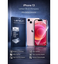 Lensun iPhone 13 Ultra Şeffaf Ekran Koruyucu Film