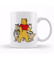 Bear And Friends Winnie The Pooh Kupa Bardak Porselen