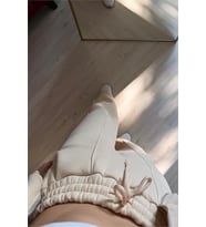 Neşeli butik kadın oversize 3 iplik cepli eşofman takımı NM029