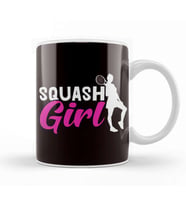 Squash Girl Player Ball Sports Indoor Tennis Court Trainer Kupa Bardak Porselen