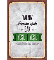 TSM  Tasarımlı Ahşap Poster