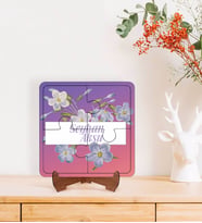 BK Gift Kişiye Özel İsimli Kadınlar Günü Tasarımlı Ahşap Standlı Puzzle Çerçeve-11