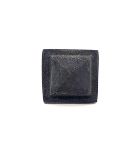 Antika Tarz Dekoratif Pirinç Flanşlı Piramit Kabara - 29 Mm, Oksit