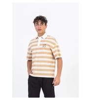 Erkek Çocuk Pamuklu Çizgili Polo Yaka Tshirt