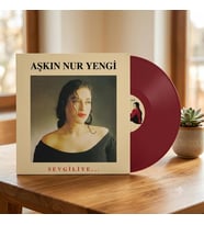 Aşkın Nur Yengi Sevgiliye Renkli Plak Bordo LP