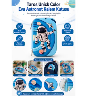Renkli EVA Astronot Kalem Kutusu, Okul ve Kırtasiye Malzemeleri için ideal