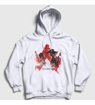 Presmono Unisex Beyaz Maeve Hector Westworld Kapüşonlu Sweatshirt 224261tt