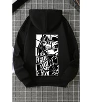 Skullcracked Unisex Pamuk Sweatshirt (Siyah)