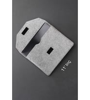 NEWFULL DOLY CASE 11 Inç TABLET / LAPTOP KILIF ÇANTASI (Gri)