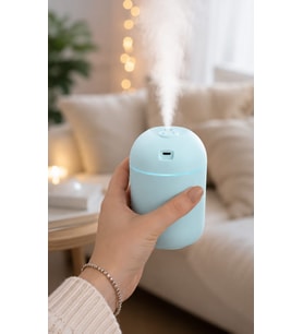 P08 HUMIDIFIER TURKUAZ TAŞINABİLİR ARAÇ ODA HAVA NEMLENDİRİCİ