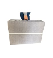 Katlanır Yatak Yer Yatağı Sünger Yatak Tek Kişilik 80x180-6 Cm Gri Kırçıllı