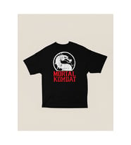 Ejderha Mortal Kombat Baskılı Unisex Oversize Tişört