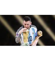 Fifa World Cup ve Altın Top Ödülü Messi (25cm 400gr)