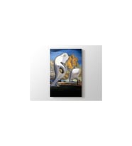 Salvador Dali Architectural Angelus Of Millet Premium Kanvas Tablo