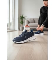 Enoch Erkek Örgü Panelli Esnek Tabanlı Günlük Spor Ayakkabı Sneaker