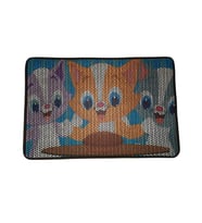 Nanbell Büyük Elekli Çift Katlı Kedi Kumu Paspası 75X59 cm Desenli No:2