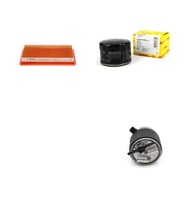 Bosch Filtre Bakım Seti Nissan Qashqai 1.5 DCI Dizel 2007-2013 106 Beygir Hava + Yağ f. + Yakıt Filtre Bosch