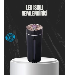 USB Aromaterapi Difüzör Ultrasonik Hava Nemlendirici LED Gece Lambalı