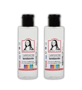 Terebentin Kokusuz ve Yağlı Boya İnceltici 70 ml 2 Adet Mona Lisa Terebentin Fırça Temizleme Kokusuz ve Yağlı Boya İnceltici (Renksiz)