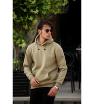 Miron Basic Sweatshirt Regular Fit-Haki