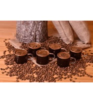 Bambum Sette - 6 Li Espresso Fincani 100 Ml (Şeffaf)