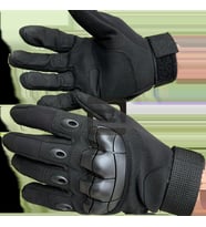 Bushlove Tactical Operatör Full Finger Uzun Taktik Eldiven Black Siyah (Karışık)