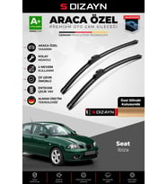 S-Dizayn Seat Ibiza Ön Cam Silecek Seti 2006-2008 Premium Araca Özel 53-48 Cm A+ Kalite