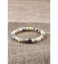 SARI OPAL DOĞAL TAŞ BİLEKLİK 8 MM