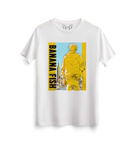 Banana Fish Baskılı Çocuk Beyaz Tshirt