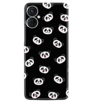 Tecno Spark 9T Kılıf Silikon Desen Özel Seri Panda Suratları 1773