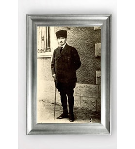 Gümüş Çerçeveli Atatürk Tablo a664