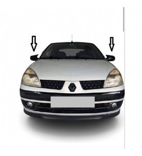 RENAULT CLİO 2 YARASA AYNA KAPAĞI FİBER SİYAH BOYALI