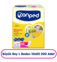 Canped Mesane Pedi L Beden Yoğun 20x10 200 Adet