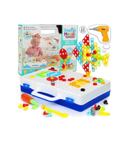 Birlik Oyuncak Matkaplı 3D Yaratıcı Tamir Seti Puzzle Eğitici