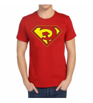 Bant Giyim - Superman Red Son Kırmızı Erkek T-shirt Tişört
