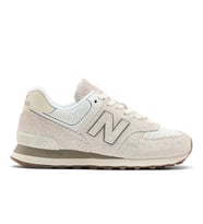 New Balance 574 Unisex Leather Sneaker Günlük Hakiki Deri Spor Ayakkabı Krem