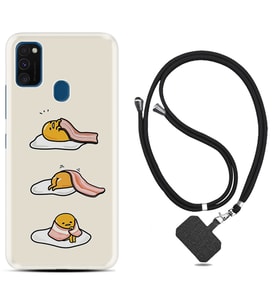 Samsung M21 M22 M23 M30 M31S M32 Kılıf Boyun Askılı Silikon Sweety Egg 1322