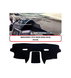 Mercedes -benz Vito W639 Raflı (2003-2014) Torpido Koruması / Halısı / Örtüsü / Kılıfı