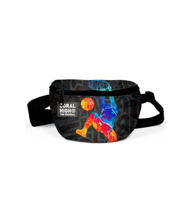 Coral High Gri Basketbol Desenli Bel Çantası 11551