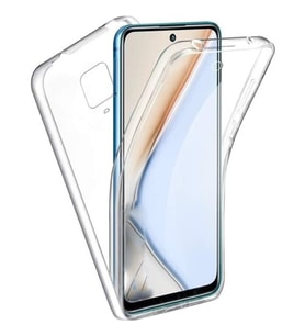 Xiaomi Redmi Note 9S 360 Kılıf Şeffaf Ön Arka Silikon