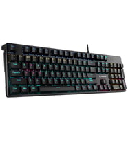 Rampage KB-MK2 Nimbus Siyah USB Rainbow Aydınlatmalı Red Switch 26 Tuş Anti-Ghosting Mekanik Gaming Oyuncu Klavye