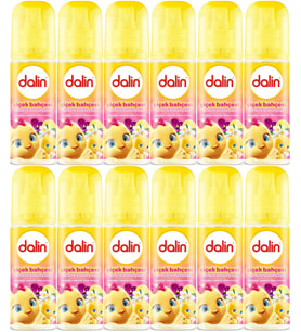 Dalin Bebek Kolonyası 150ML Çiçek Bahçesi (Menekşe-Yasemin-Limon Kokulu) (12 Li Set)