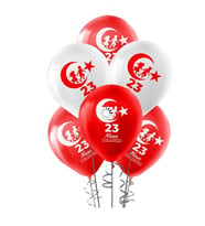 Pastel 23 Nisan Baskılı Balon 100Lü