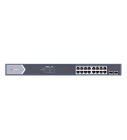 HIKVISION 16port PoE 150w 2-SFP Gigabit Yönetilemez Switch DS-3E0518P-E/M