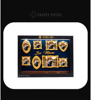 İsotronic Kişiye Özel Fotoğraf Çerçevesi – Biz Müzesi Lacivert Beyaz Led