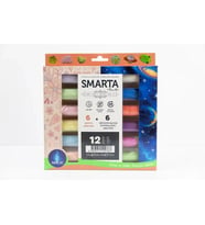SMARTA 30000091 HAVAYLA KURUYAN MODELLEME HAMURU MAGIC SET 12x25g 12 RENK