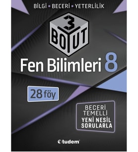 LGS 8. SINIF 3 BOYUT FEN BİLİMLERİ